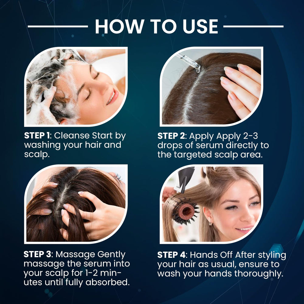 Packaging box with 60 ml bottle for easy daily hair care routine.