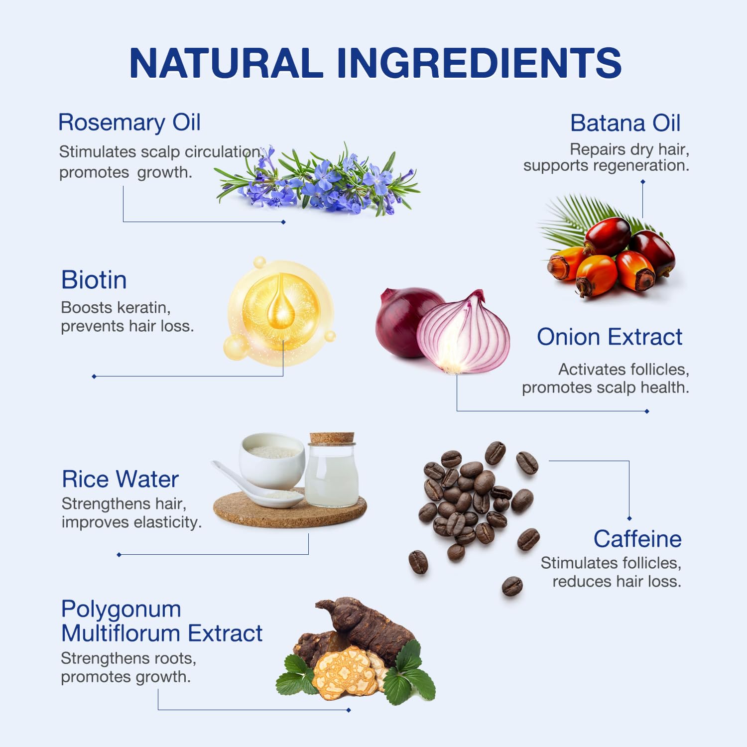 Venanoci rice water ferment filtrate image implies nourishing hair from root to tip.