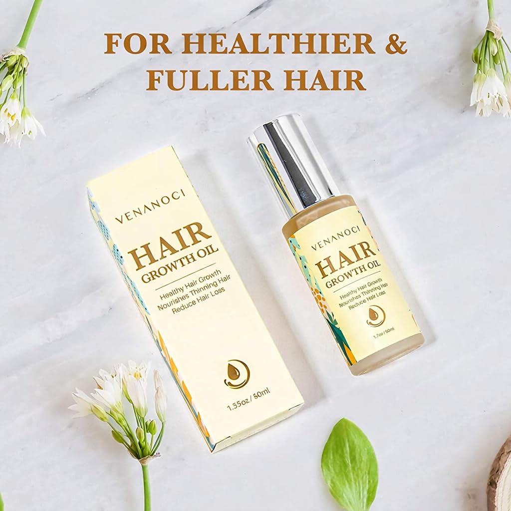 Venanoci women's hair care serum hair strands image promising fuller-looking results