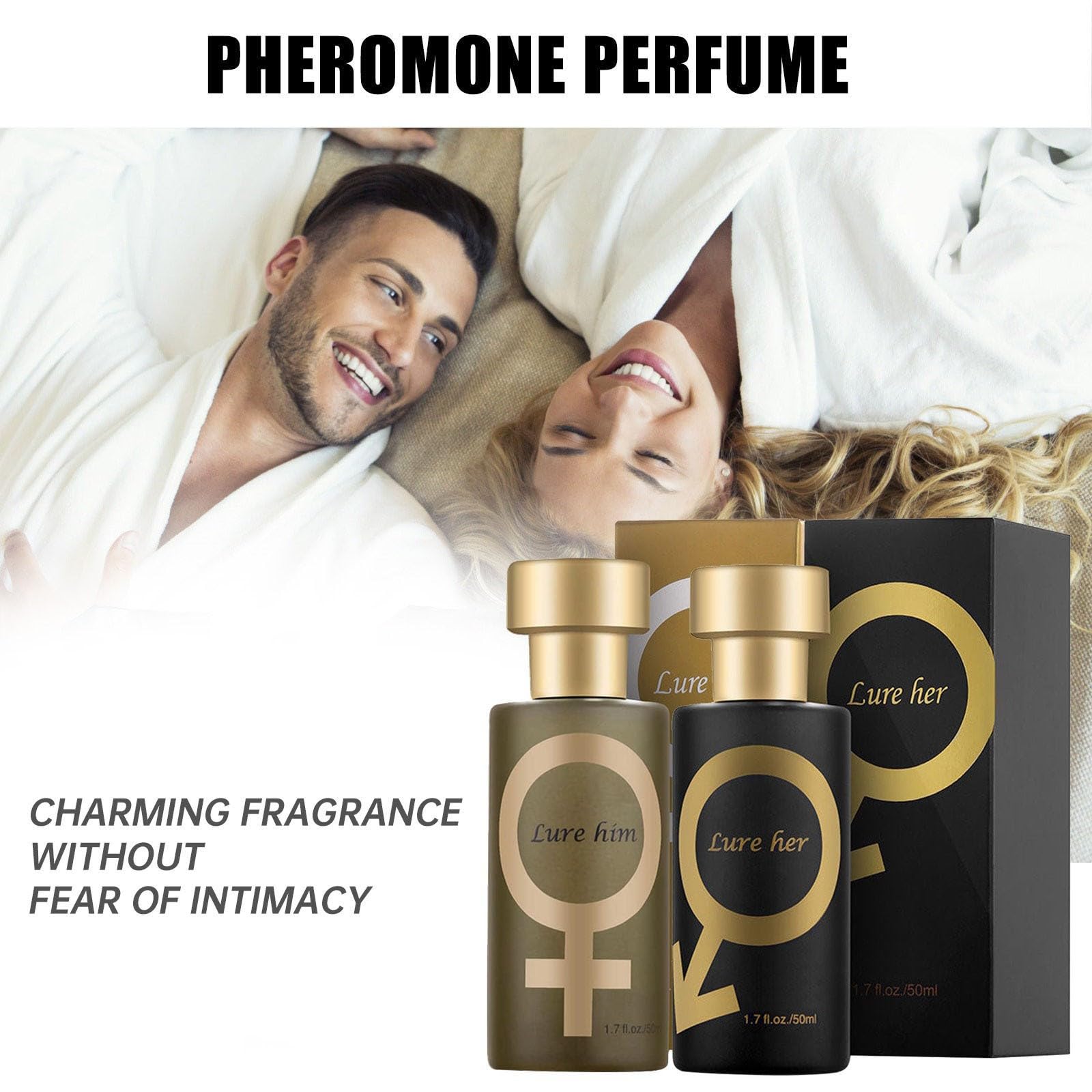 VeniCare Golden Lure bottle in hand demonstrates portable luxury.