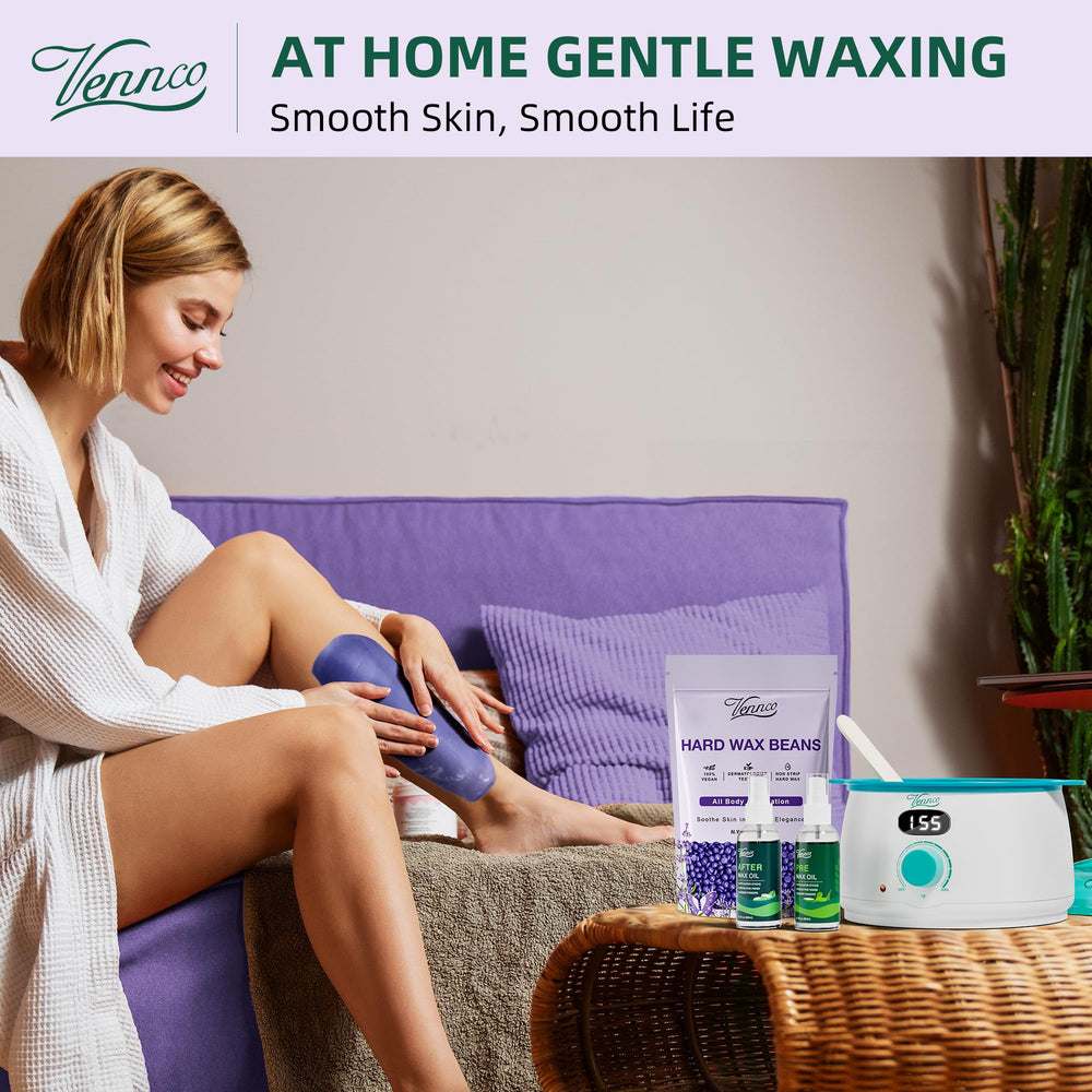 Vennco aftercare-ready beads promote comfortable post-wax skin