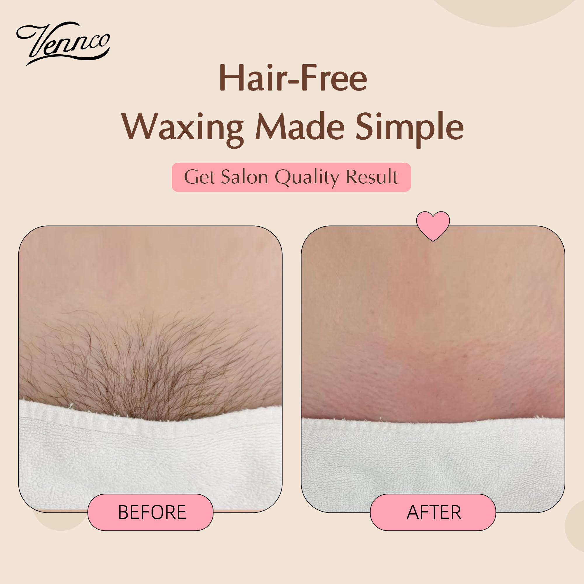 Vennco low melting point wax enables gentle application.