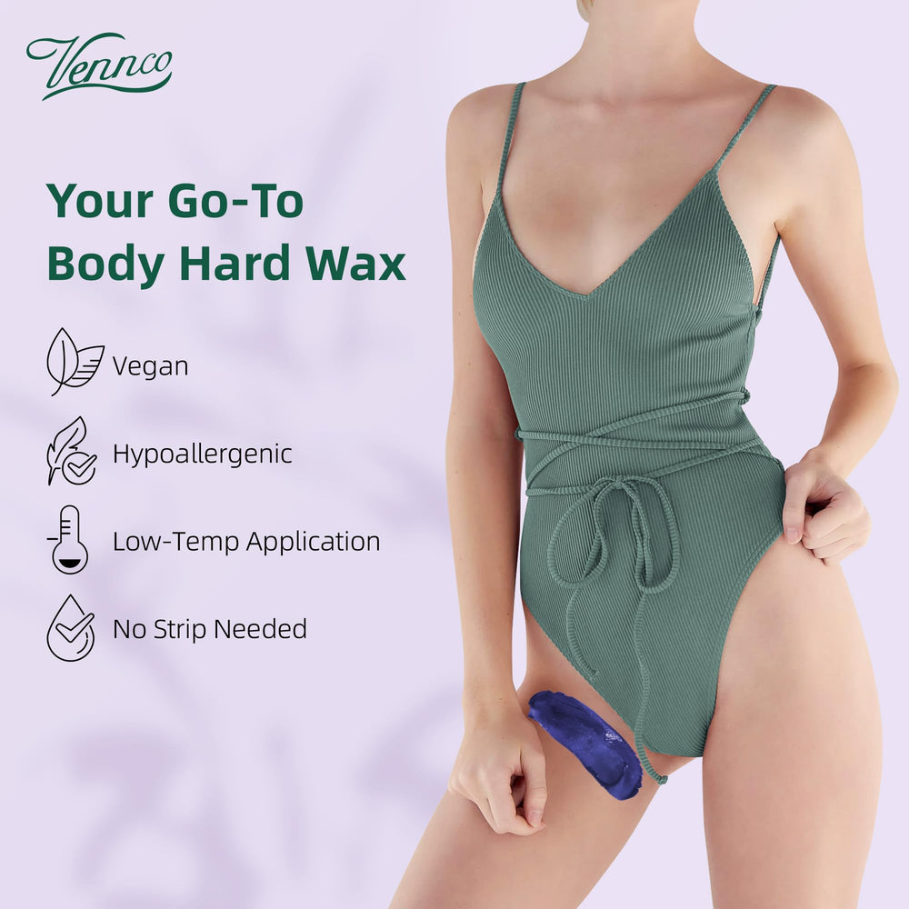 Vennco wax-warmer-ready beads melt smoothly for easy at-home waxing