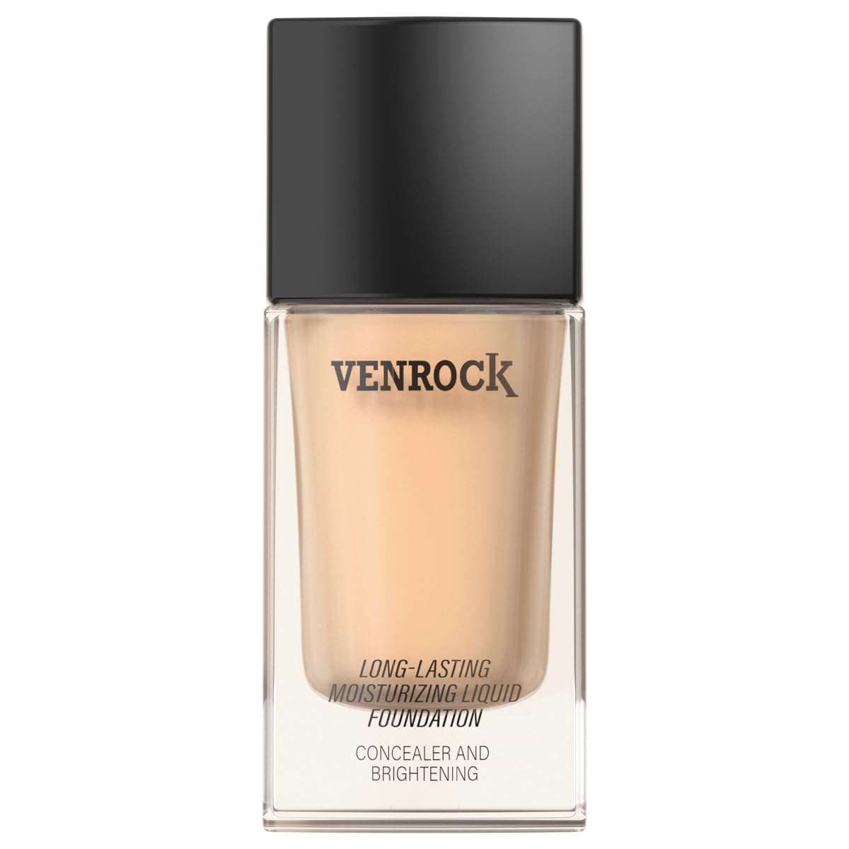 Venrock 24HR foundation Ivory White bottle shows long-lasting hydration for dry skin.