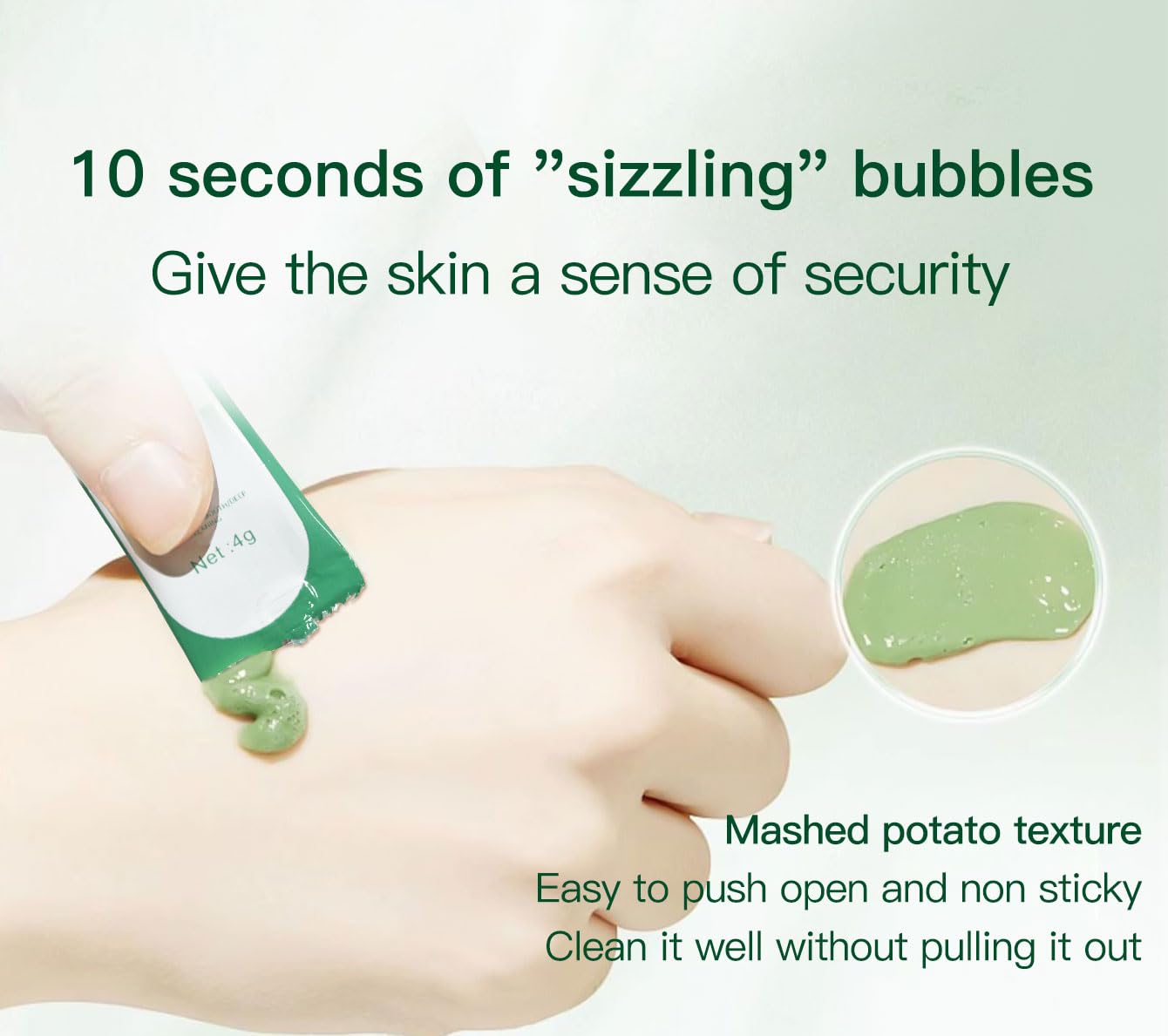 VENROCK pores and oil removal visual showing clearer-looking skin.