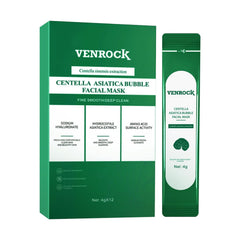 VENROCK self-foaming bubble mask in action delivering quick cleanse and refreshing feel.