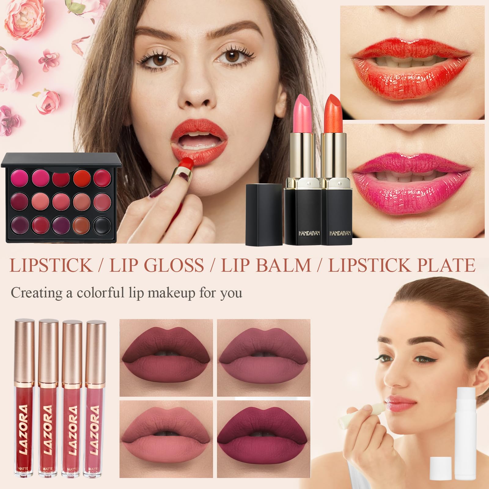 Venshun makeup kit lipstick mascara set for long-lasting color