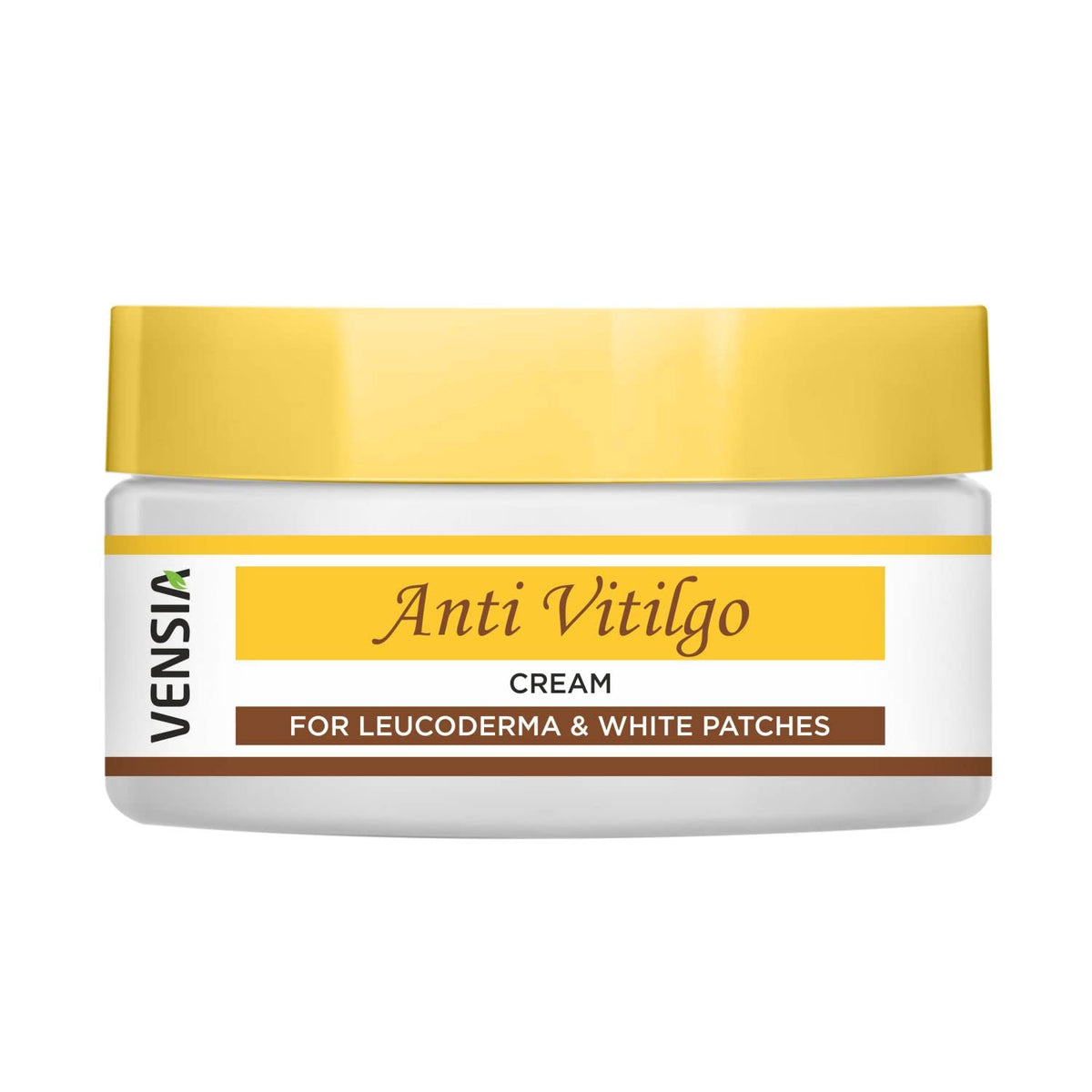 VENSIA Anti Vitiligo Cream 80g tube for targeted application and potential tone balance