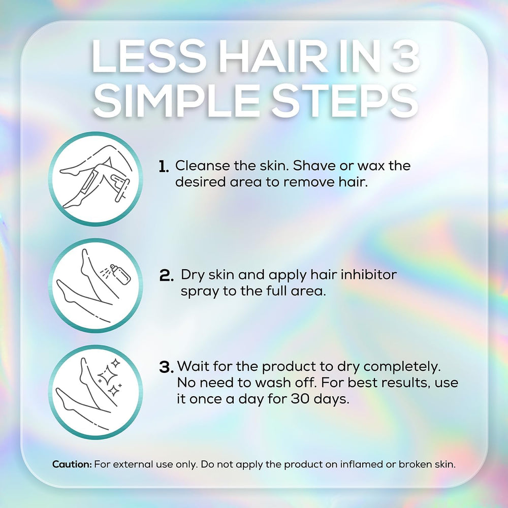 VENUS VISAGE hair inhibitor underarm area for discreet post-wax care