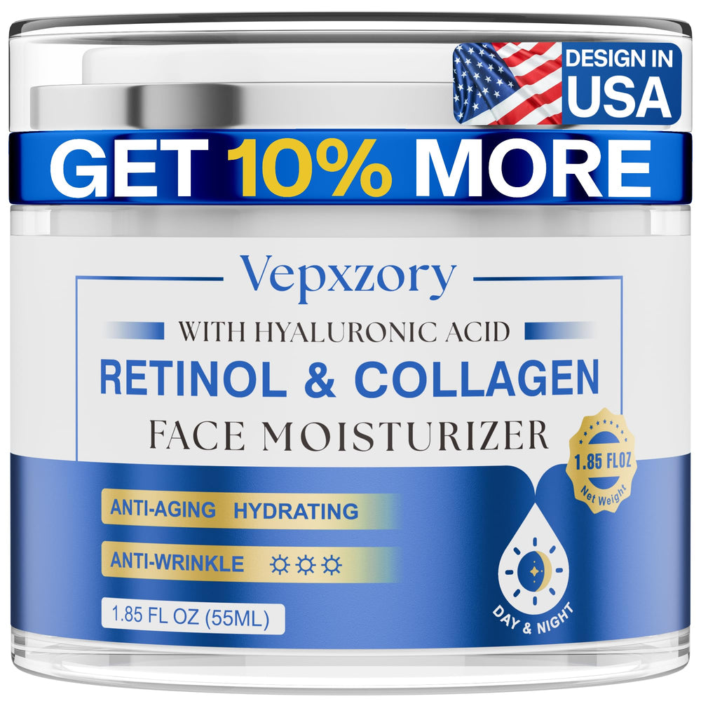 Vepxzory face moisturizer bottle delivering hydration for smoother skin.