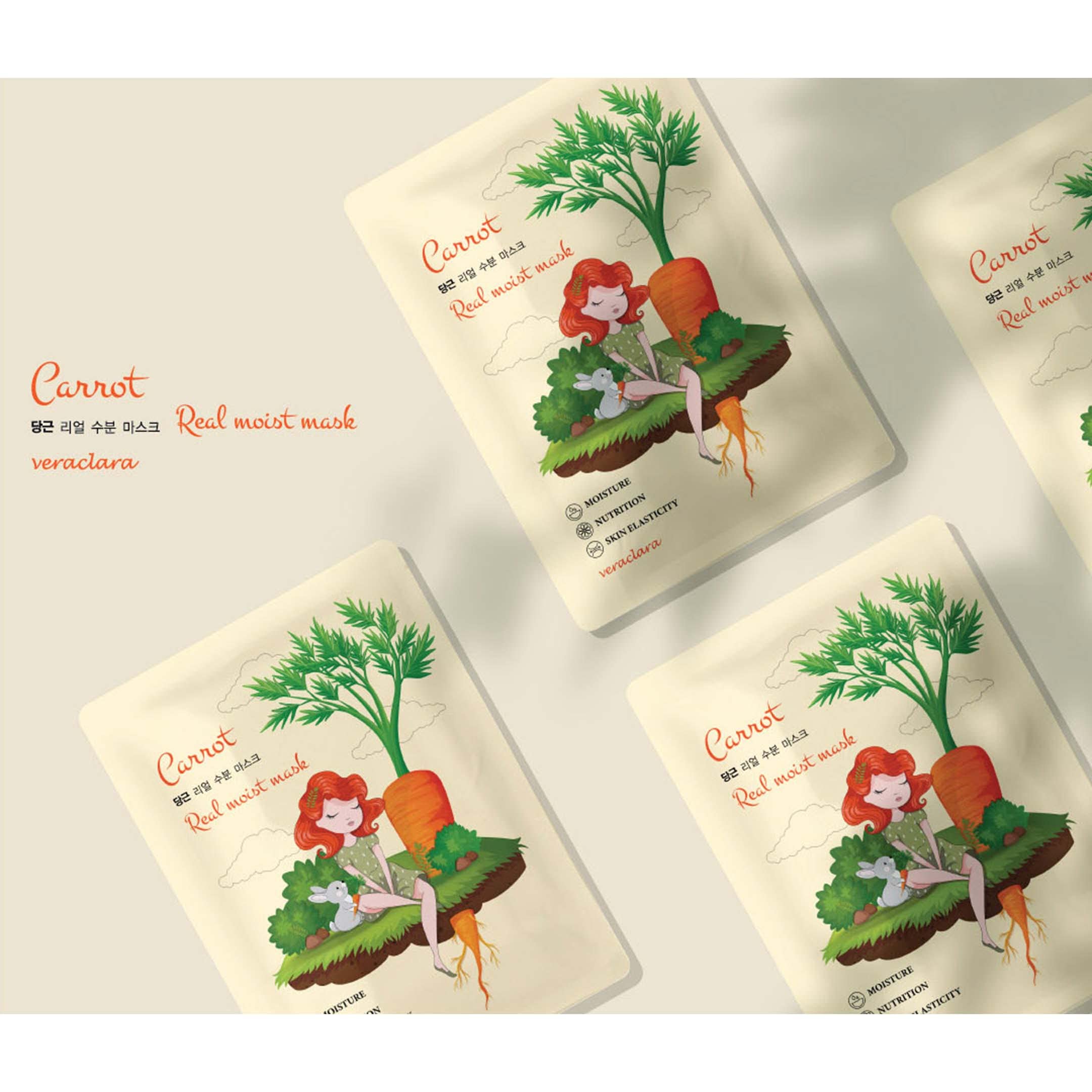Veraclara nourishing mask sheet close-up, supports a softer, supple complexion.