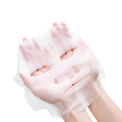 Veraclara soothing mask sheet close-up, comfort-enhancing feel during a wind-down routine.