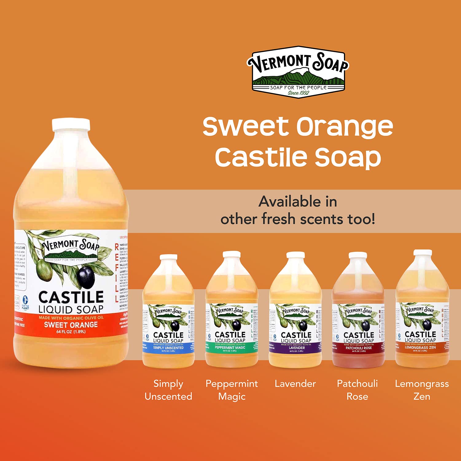 USDA organic label on Vermont Castile soap confirms standards.