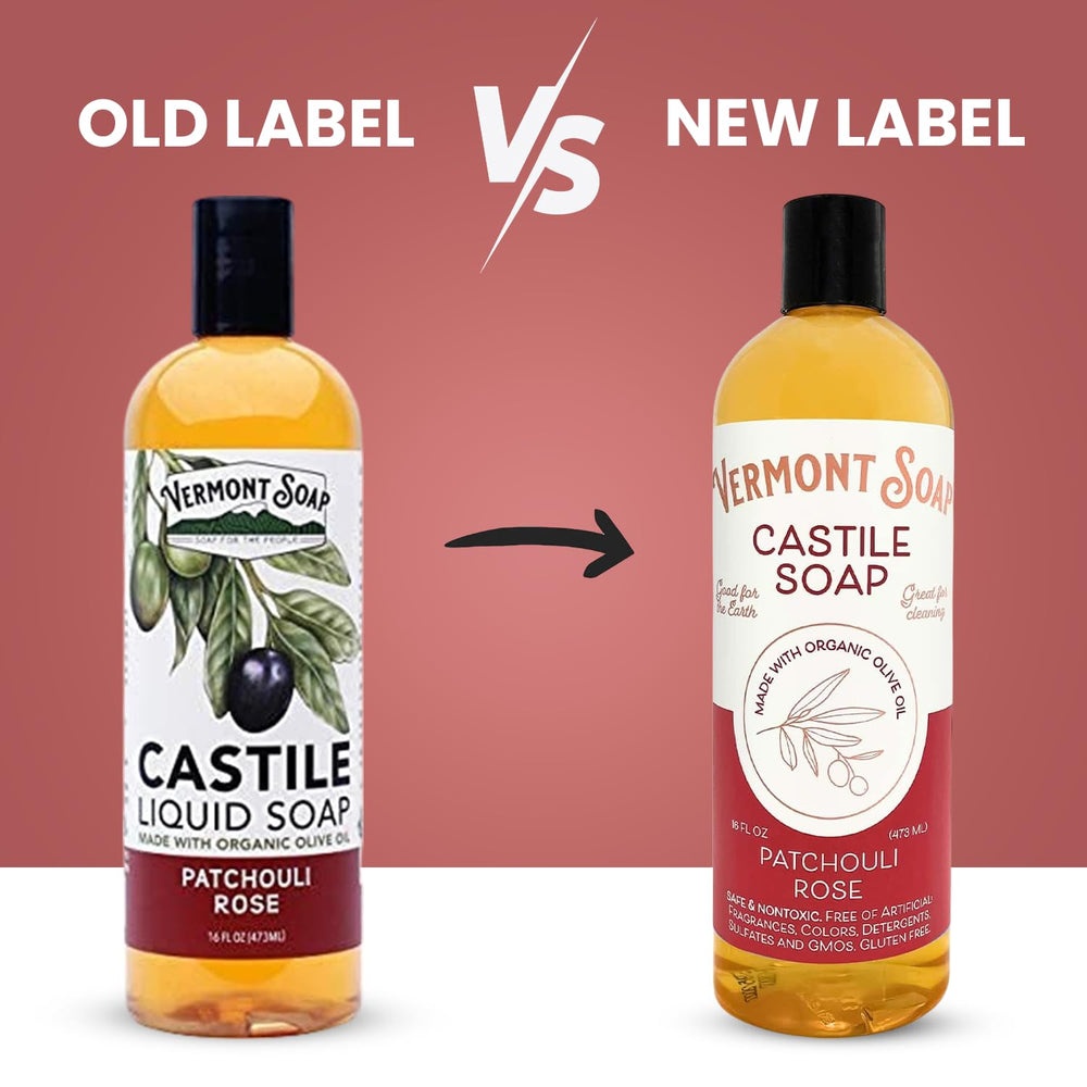Vermont Soap castile liquid soap pump in use for everyday cleaning