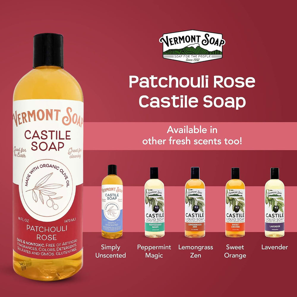 Vermont Soap no harsh chemicals label supports gentle cleansing