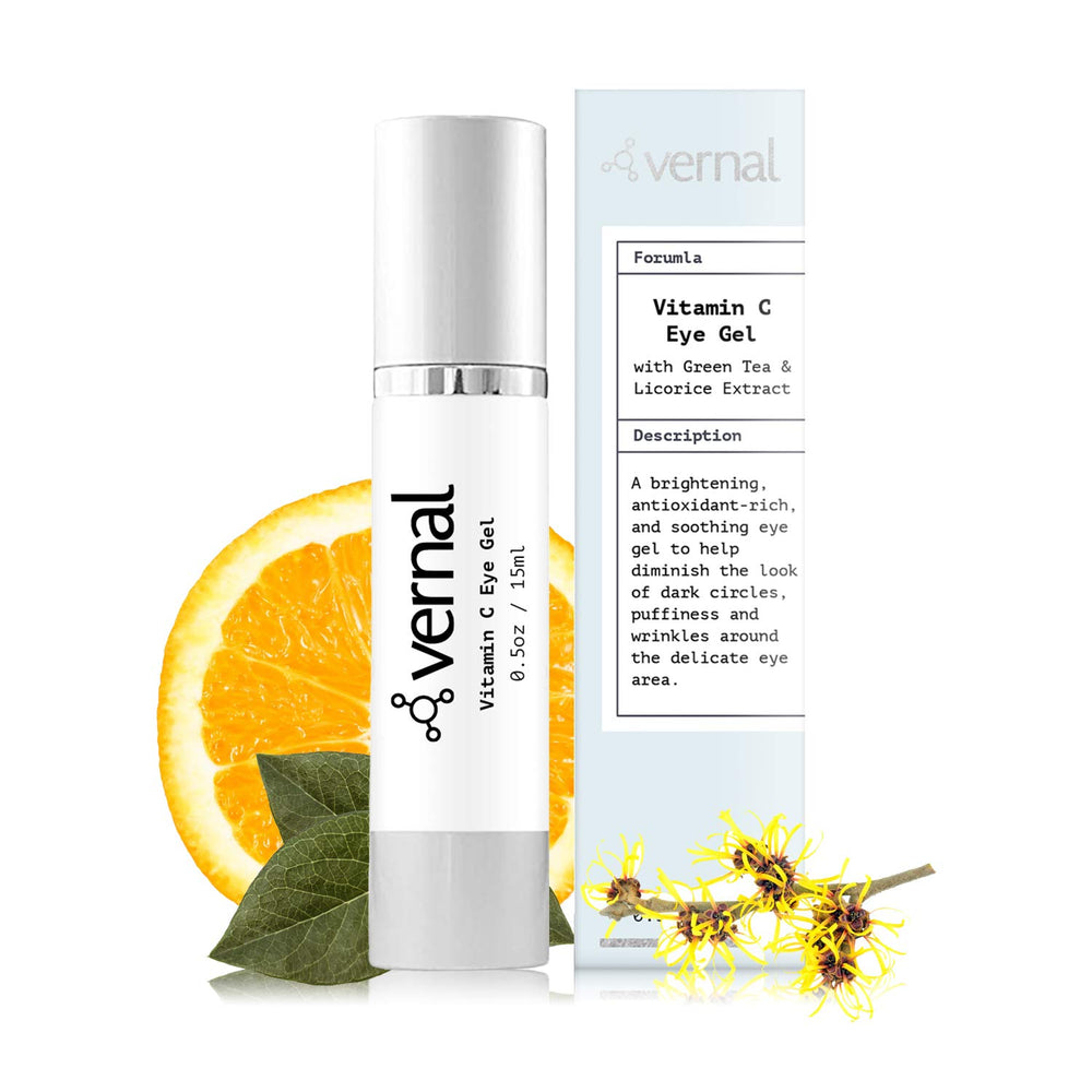 Close-up of key ingredients like Vitamin C and collagen.