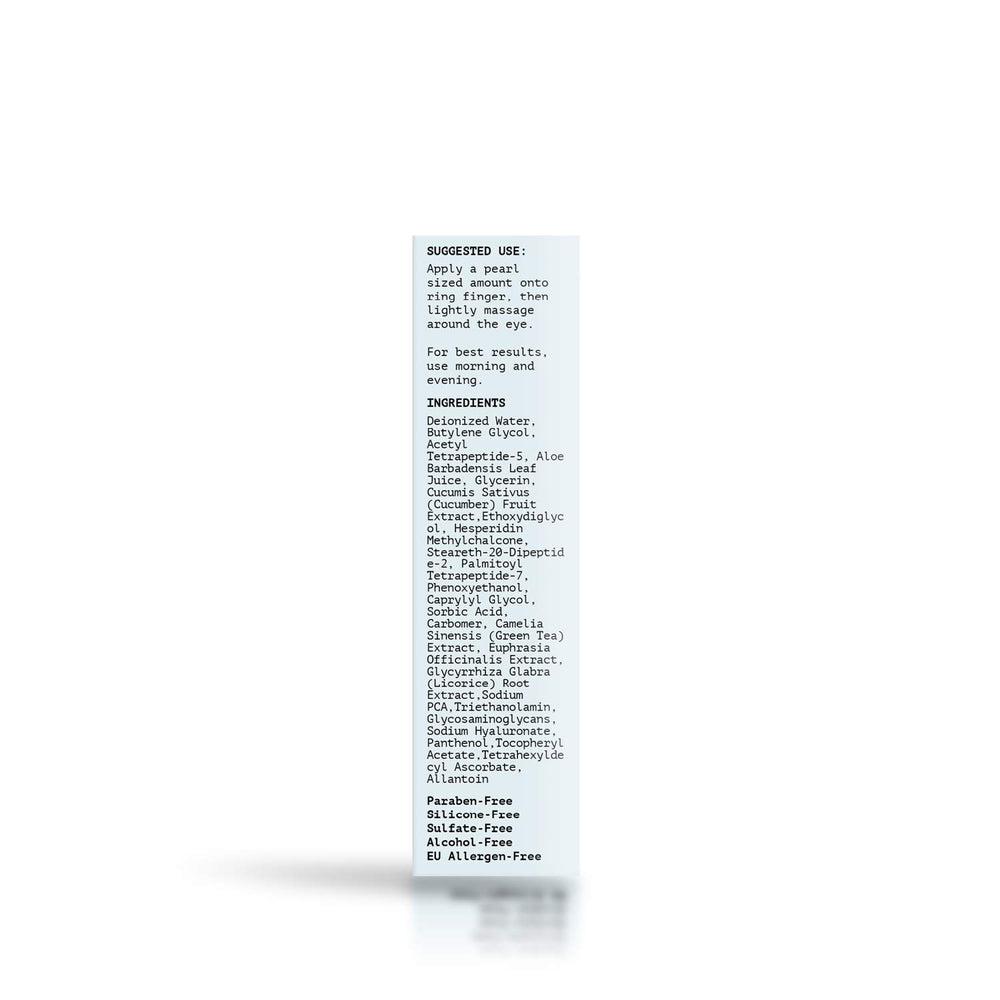 Morning skincare routine featuring Vernal Eye Treatment Cream.