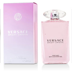 Versace Bright Crystal bottle closeup for a stylish daily fragrance ritual.