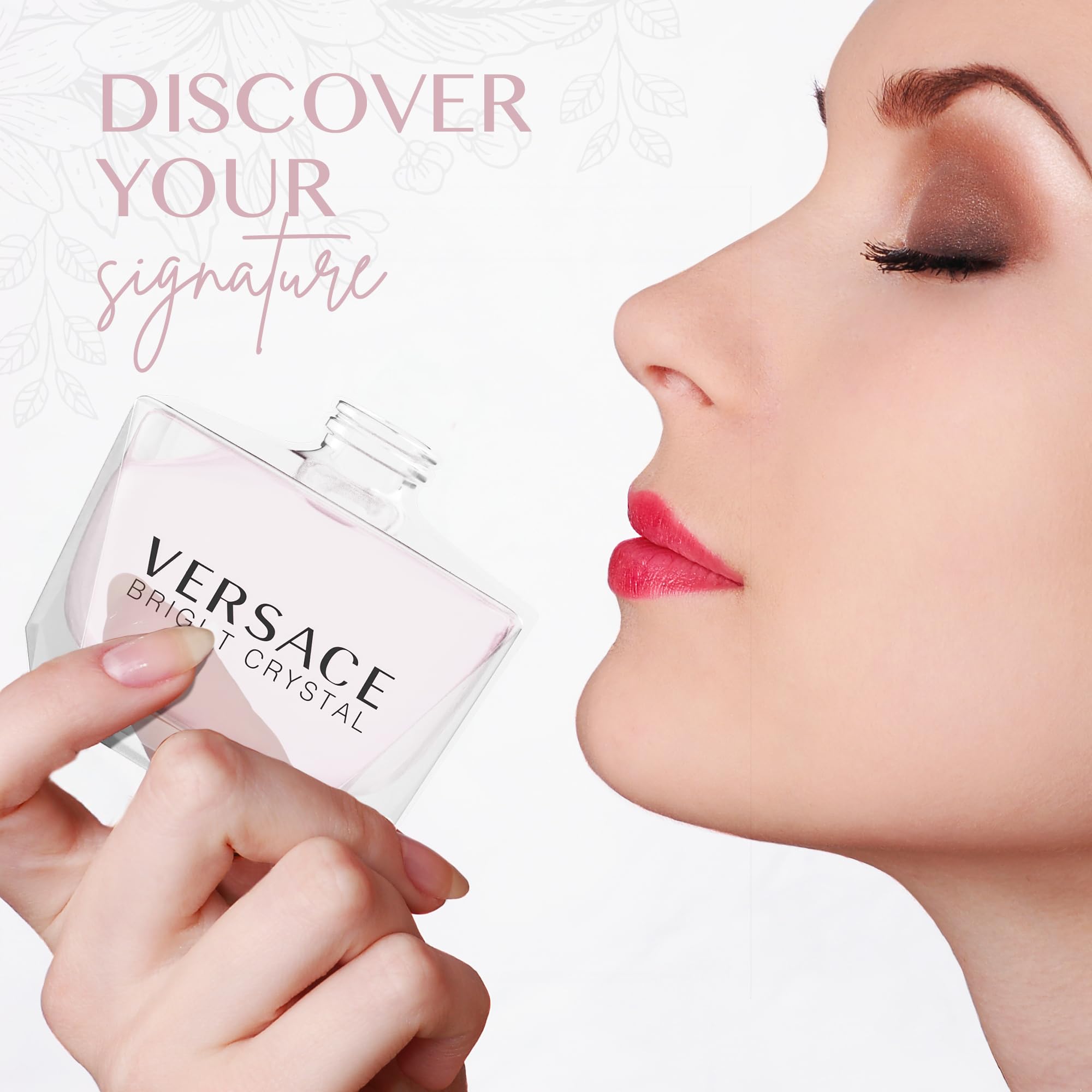 Versace Bright Crystal mini bottle—luminous florals for everyday use