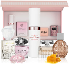 Versace Bright Crystal sample bottle for on-the-go elegance