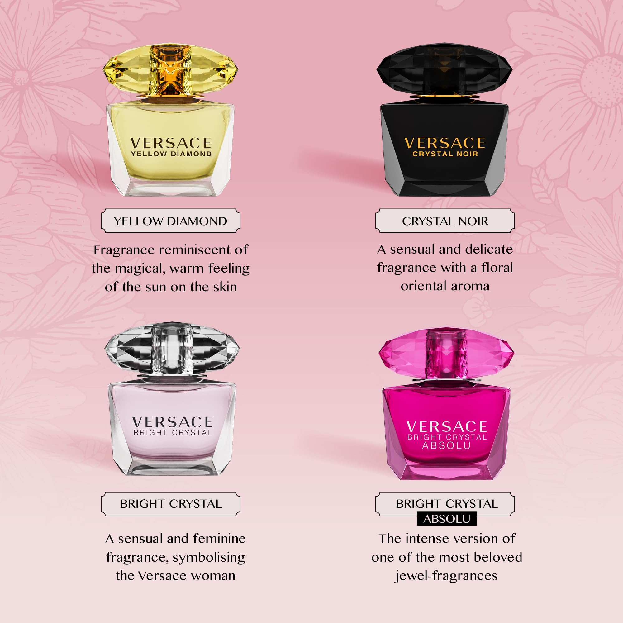 Versace Crystal Noir mini bottle—mysterious, evening-ready fragrance