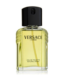 Versace L'homme EDT bottle close-up, ideal for evenings and special occasions