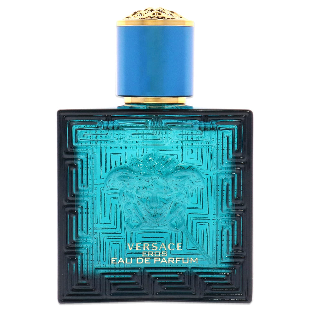 Versace Eros Men EDP top notes showcase lemon and mint for a fresh opening.