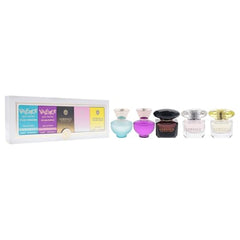 Versace Crystal Noir miniature bottle delivers seductive versatility on the go.