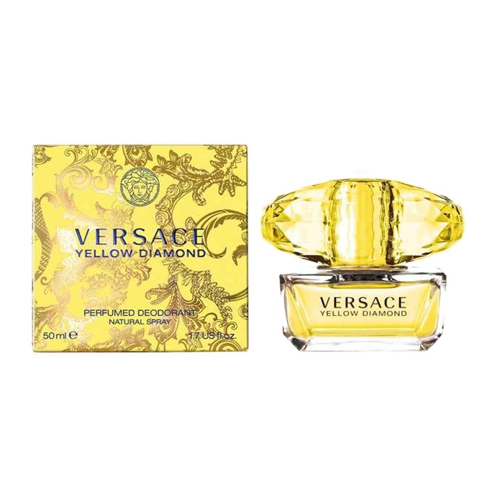 Versace Yellow Diamond deodorant spray bottle for daily freshness and gifting