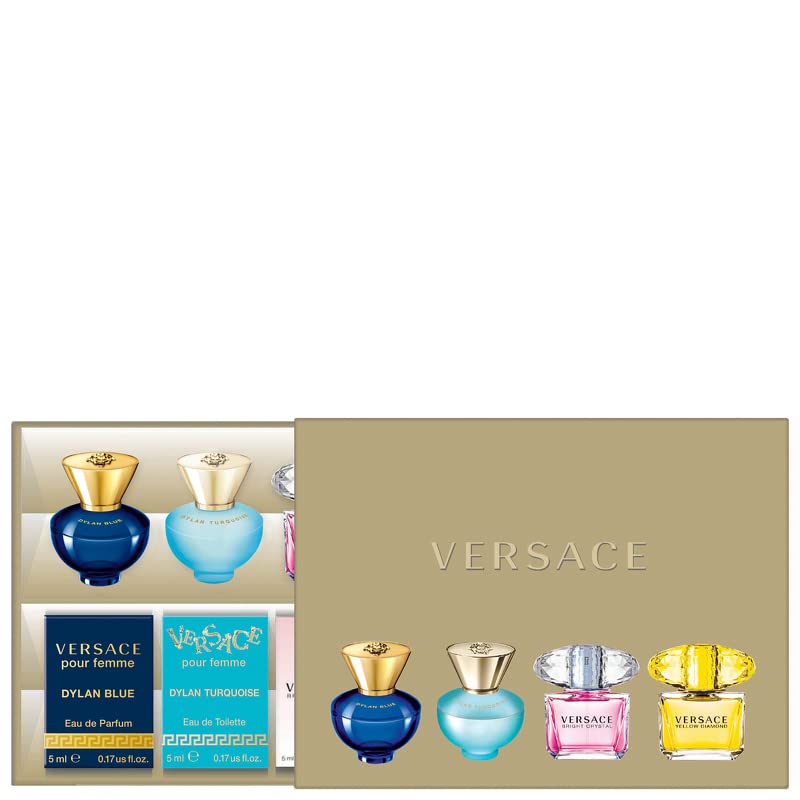 Versace Yellow Diamond mini EDT with gold-accent bottle for bright days.