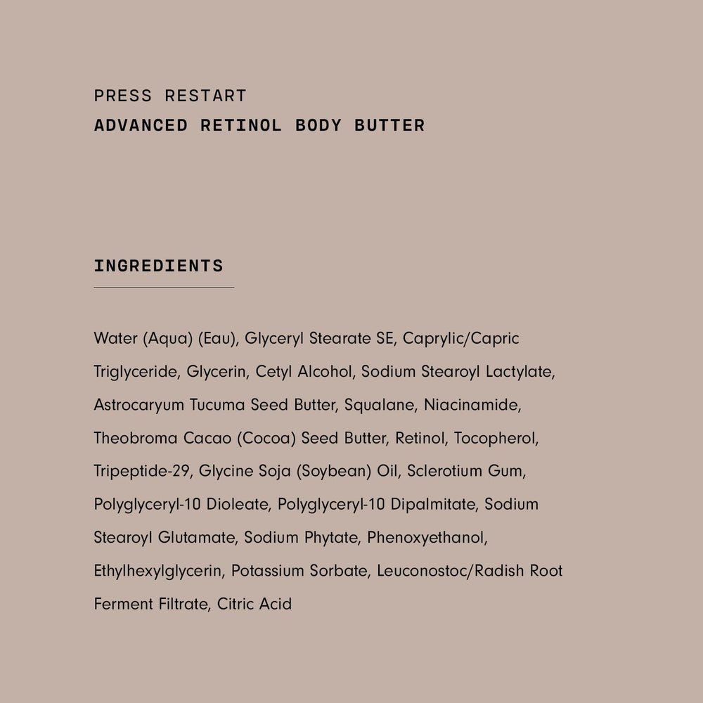 Versed Advanced Retinol Body Butter soft skin result after use