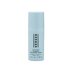 Versed Auto-Save serum bottle front highlighting vegan formula for antioxidant protection