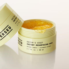 Versed Doctor's Visit mask ingredients-fruit enzymes closeup