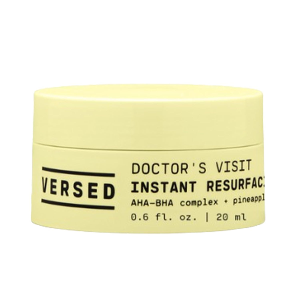Versed Doctor's Visit mask packaging ready for at-home exfoliation and brighter skin.