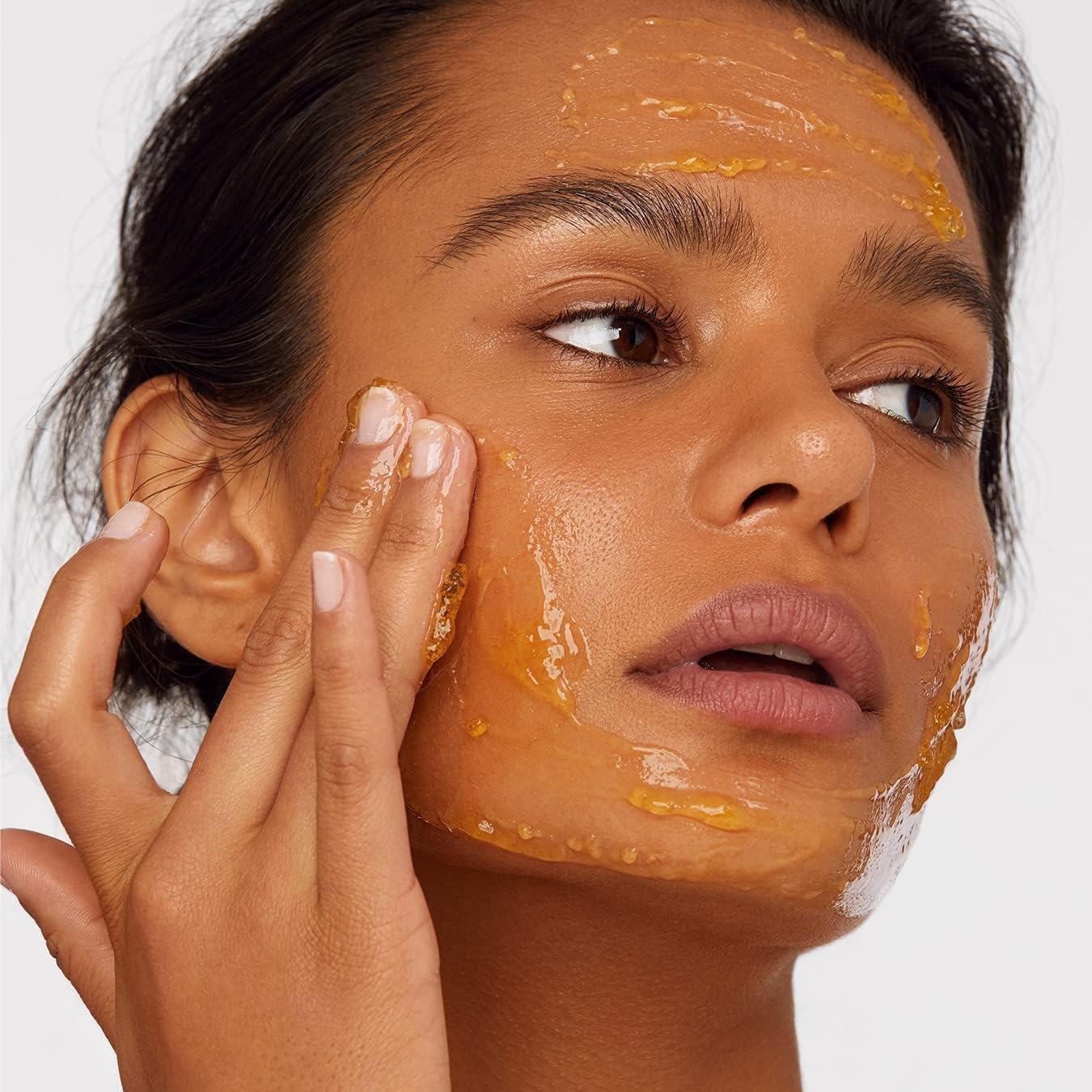 Pineapple and papaya enzymes in Versed Doctor's Visit brighten and refine uneven tone.
