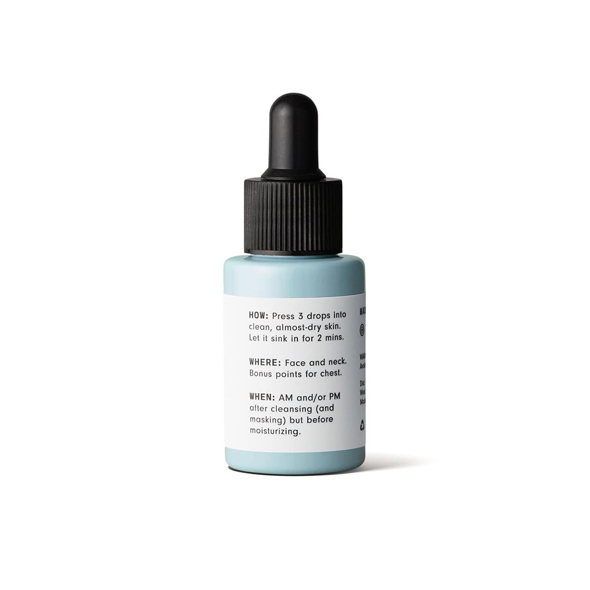 Versed Just Breathe Serum pump-dispense highlights controlled application for acne-prone skin