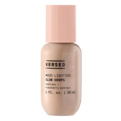 Versed Mood Lighting Glow Drops bottle in Sheer Golden for radiant skin.