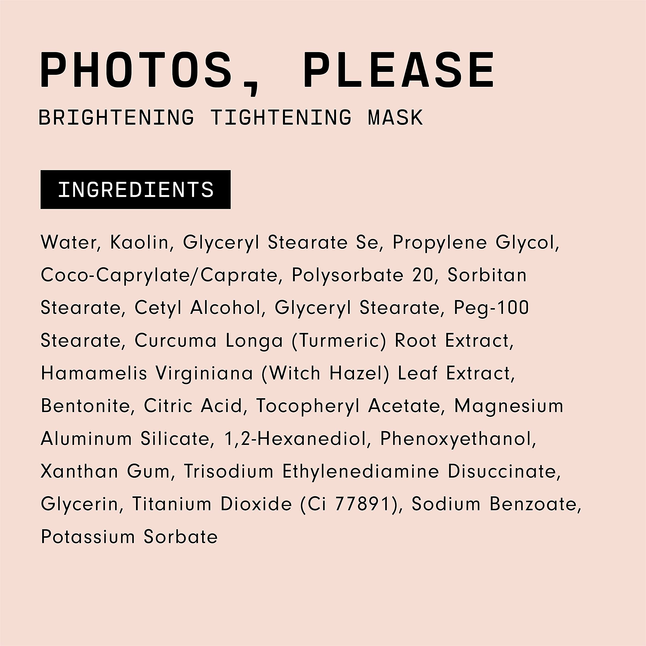 Versed Photos, Please mask-removal rinse shown for smooth, comfortable finish.