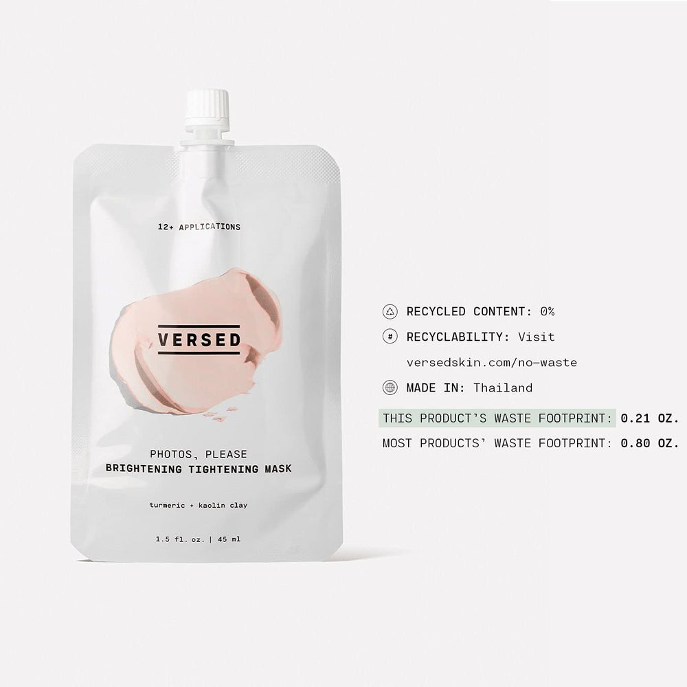 Versed Photos, Please pore-tightening-effect close-up suggests smoother-looking pores.