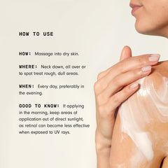 Versed Press Restart lotion texture on skin shows fast-absorbing hydration