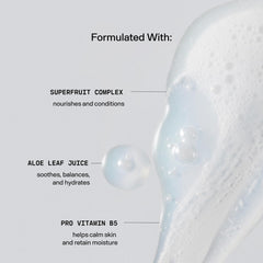 Versed Purist fragrance-free formula label emphasizes gentle cleansing.
