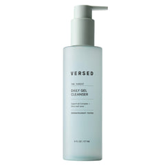 Versed Purist gel cleanser bottle for daily gentle cleansing and hydration.