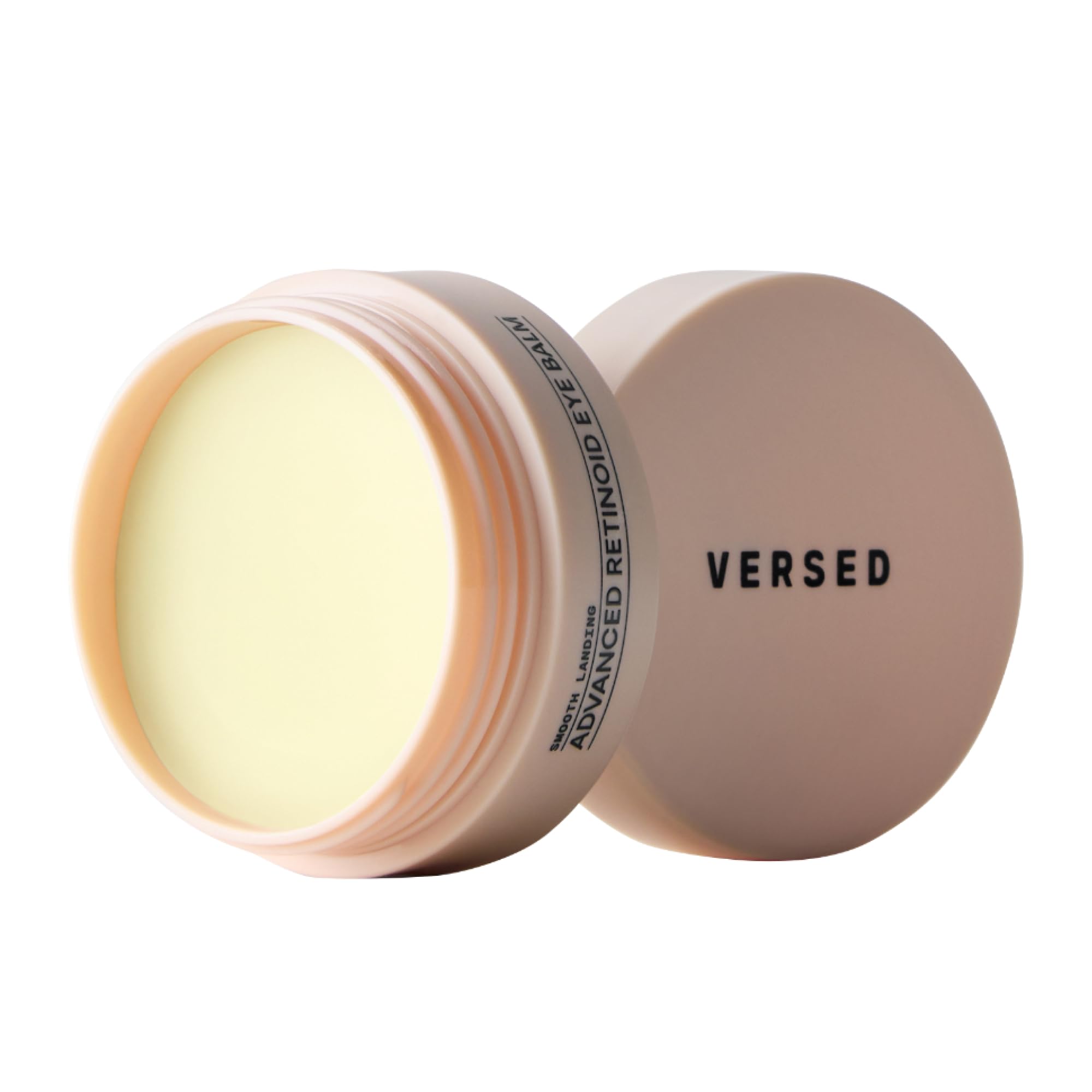 Versed Smooth Landing eye balm pump for precise, hydrating under-eye care
