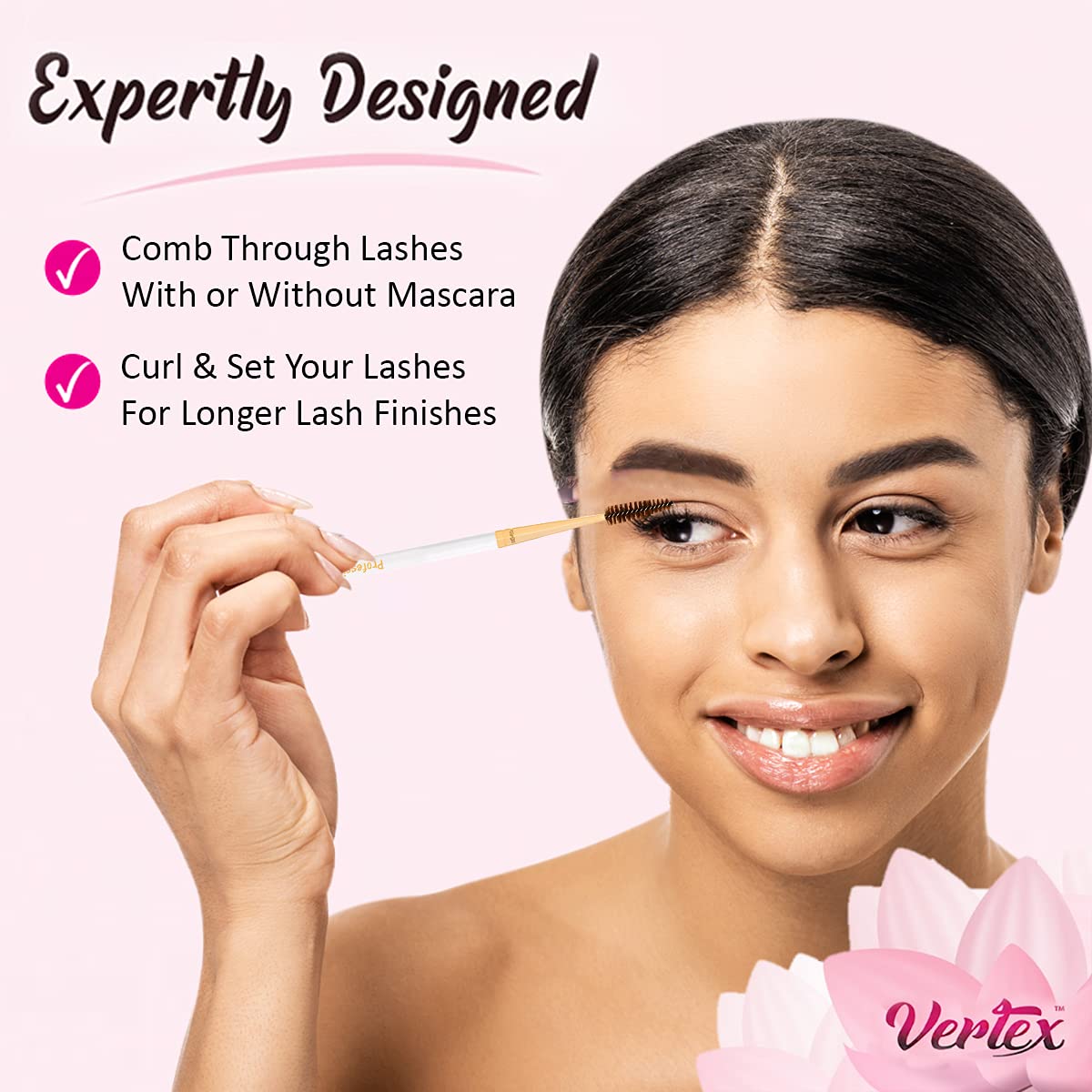 Vertex brow tool blends pomade and fills with minimal effort.