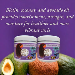 VeruCurly Curl Cream defines waves on natural hair.