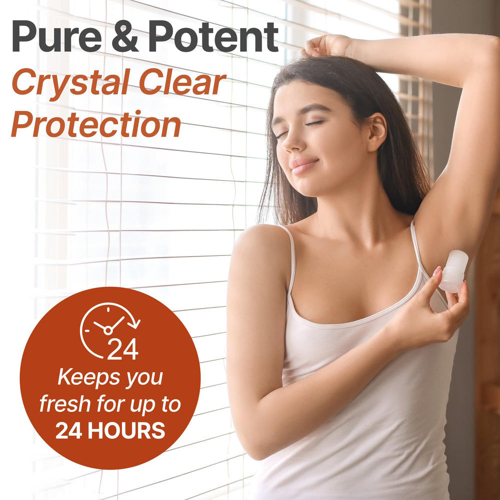 Verve Culture natural mineral salt deodorant with chemical-free protection.