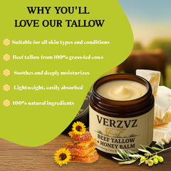 Applying VERZVZ balm to hand for daily moisturization.
