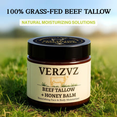 VERZVZ balm texture swatch shows creamy, nourishing consistency.
