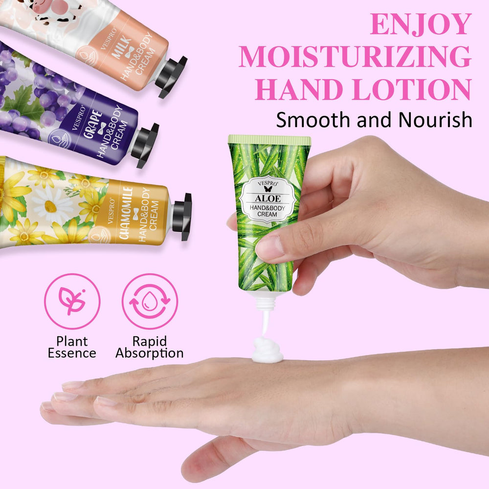 VESPRO chamomile scent hand cream tube for gentle care