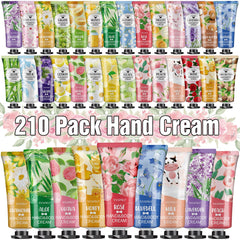 VESPRO 210-pack hand cream gift set with diverse scents for daily mood boosts.